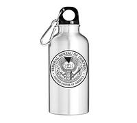 Federal Bureau Of Control USA Eagle Bouteille d'eau touristique Argent 500ml