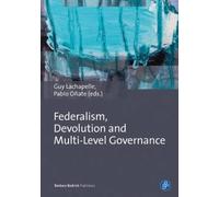 Federalism, Devolution And Multi-Level Governance