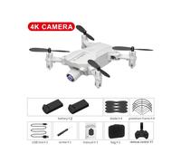 (Fédération de Russie - Or) Mini drone 4K HD Caméra WIFI FPV Mode de maintien élevé Retour à une touche