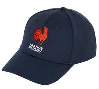Fédération Française de Rugby FFR - Casquette Officielle XV de France - Taille Unique - Unisexe - Réglable - Collection Officielle Bleu Marine