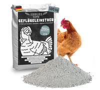 Federglück Bain de sable pour poules 100 kg, pigeons et volailles Protection 100 % naturelle contre les acariens Bain sec anti-acariens