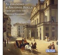 Federica Cardinali - Alessandro & Antonio Rolla: Opere Per Viola Sola [Compact Discs]