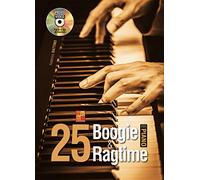 Federico Dattino-25 boogie e ragtime per pianoforte Pianoforte Livre de piano + DVD