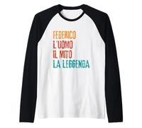 Federico L'Uomo Il Mito La Leggenda Festa di Compleanno Manche Raglan
