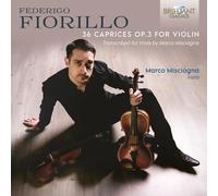 Federigo Fiorillo – 36 Caprices Op. 3 (transcription pour alto par Marco Misciagna) – CD – Edel