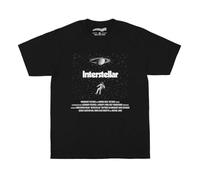 feDFasr Interstellar Christopher Nolan Space Movie Film T-Shirt Black