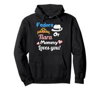 Fedora ou Tiare Mommy Loves You Cadeau de fête pour révéler Le Sexe Sweat à Capuche
