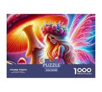 Fée Champignon Lumineux - Puzzle 1000 Pièces pour Adultes et Enfants, Activité Maison, Décoration Murale 70x50cm/1000pcs