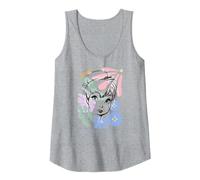 Fée Clochette Curieuse De La Nature Fée Débardeur, Femme, Gris Chiné, XL