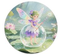 Fée de forêt Magique Puzzle 1000 Pieces Cadeau Unique Fée de forêt Magique Jeu Éduchatif Défi Jouet À De Qualité Supérieure Peinture Art pour Adultes Et Enfants 1000pcs (67.5x67.5cm)