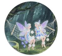 Fée de forêt Magique Puzzles 1000 Pieces Cadeau Unique Fée de forêt Magique Jeu Éduchatif Challenge Toy À De Qualité Supérieure Peinture Art pour Adultes Enfants 1000pcs (67.5x67.5cm)