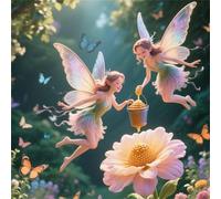 Fée de la beauté de la Jungle Puzzle 300 Pièces Adulte 35x35cm,DIY Divertissement Créatif Puzzles Classiques,l'art De La Décoration Moderne,Cadeau Unique
