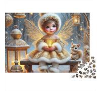 Fée d'hiver 1000 Pièces Puzzle Adulte Carton Épais Anti-Stress Difficile pour Experts pour Collectionner Livraison Rapide 38x26cm/1000pcs