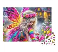 fée Dragon 1000 Pièces Puzzle pour Adultes Jeux Éducatifs Puzzle Anti-Stress Cultiver l'esprit D'équipe pour Toute La Famille, Cadeaux pour Femmes, Cadeaux pour Hommes 500pcs (52x38cm)