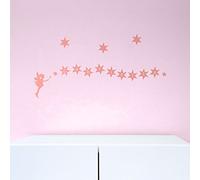 Fée et les étoiles personnalisé stickers muraux par Stickerscape - Autocollants (Ensemble d'autocollant ordinaire)