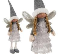 Fée - figurine de Noël grise Ruhhy 22343