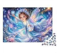 Fée Flocon Fleur Puzzle, 1000 Pièces Jeu D'intérieur Adulte | 52x38cm Carton, Exercice Mental, Assemblage Facile, Amateurs De Puzzles, Réduction Du Stress