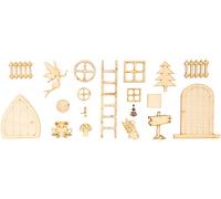 Fée Hobbit Elfe Accessoires de fenêtre 41 pièces Mega Craft Pack