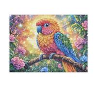 Fée Licorne 500 Pièces Puzzle Famille en Carton Rigide Difficulté Moyenne Activité Familiale Anti-Stress Loisir Créatif Idée Cadeau Anniversaire Premium 500 PCS/52×38cm