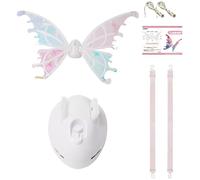 Fée Lumineuse pour Costume Brillant avec lumières LED, Cosplay de Chiot pour Photos de Taille Moyenne à Grande. Habillez-Vous comme Vous Le Souhaitez. (White, 88cm)