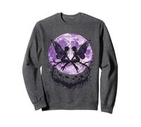 Fée lune, fées mystiques dans la nature grand clair de lune Sweatshirt