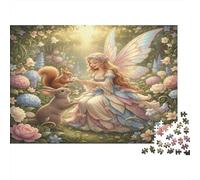 Fée Magique Casse-tête 1000 Pièces sans Poussière, Puzzle Jeu Éducatif Décompression pour Une Activité Détente, Fun Fresent & Activités pour La Maison 52x38cm/1000pcs