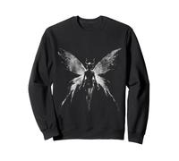 Fée Noire Ailes de Papillon Gothique Fantaisie Gothique sorcière Sweatshirt