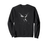Fée Noire Ailes de Papillon Gothique Fantaisie Gothique sorcière Sweatshirt
