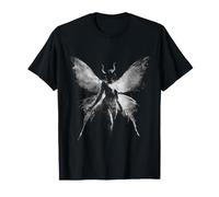 Fée Noire Ailes de Papillon Gothique Fantaisie Gothique sorcière T-Shirt