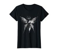 Fée Noire Ailes de Papillon Gothique Fantaisie Gothique sorcière T-Shirt
