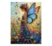 Fée Papillon 1000 Pièces Mini Puzzle pour Adultes | 38x26cm Carton, Décoration de Chambre, Coupe Précise, Cadeau Réunion, Détente Esprit