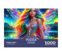 Fée Puzzle 1000 pièces - Puzzle Familial Stimulant, Relaxation Et Défi Mental, Poster Et Boîte Incluse, 70x50cm/1000pcs
