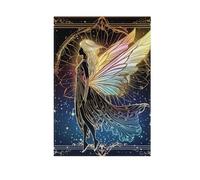 Fée Tarot Printemps Drapeaux d'extérieur Thanksgiving Bannière pour décoration de porche 28 x 40 cm Double face