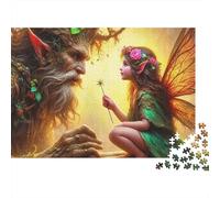 fée Tree Spirit 1000 Pièces Puzzle pour Adultes Jeux Éducatifs Puzzle Anti-Stress Cultiver l'esprit D'équipe pour Adultes Et Enfants De 14 Ans Et Plus 1000pcs (75x50cm)