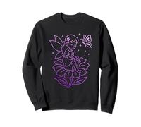 Fée Violette sur Fleur Sweatshirt