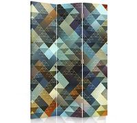 Feeby Frames, Paravent Intérieur, Paravent Toile, Paravent déco, Cloison de séparation, Paravent 2 Faces, 3 Panneaux (110x180 cm)