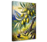 Feeby Impression sur toile 40x60 cm decoration chambre - tableau decoration murale - Olivier Arbre Peint - decoration maison Tableau Moderne toile peinture - ART - poster mural