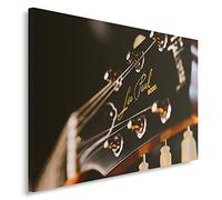Feeby Impression sur Toile Instrument de Musique 70x50 cm 1 pièce Tableaux Tableau Mural Image Photo Décoration Murale Artistique Photographie Design Chambre Salon Cuisine Guitare Noir