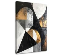 Feeby - Impression sur Toile - Tableau Decoration Murale - Figures géométriques Abstraction - 60x90 1partie - Salon Peinture Tableaux - Moderne Reproductions Tableaux - Décoration Chambre