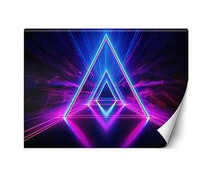 Feeby Papier Peint Intissé Effet 3D Enfants Garçon 350x245 cm violet XXL Moderne Décoration Murale Tableaux Muraux Tapisserie Salon Chambre à coucher Néon Jeux