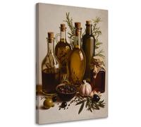 Feeby - Tableau sur Toile - Decoration Murale Peinture - Huile d'olive herbes épices - 20x30 1partie - Chambre Toiles Intissé - Tableaux chambre à coucher - Decoration Chambre