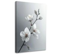 Feeby, Tableaux, Brindille avec des fleurs blanches nature, 40x60