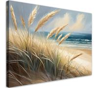 Feeby - Tableaux Decoratifs - Tableau Salon Grand Format - Mer Plage Nature - 115x75 1partie - Tableau Decoration Murale - Toile Imprimée - Impression sur Toile Peinture