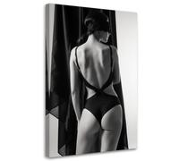 Feeby, Tableaux, Nu féminin en noir et blanc, 60x90