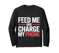 Feed Me and Charge My Phone Food Battery Hungry - Manche Longue