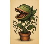 Feed Me notebook: 6x9 110 page - Carnivorous Plant Notebook