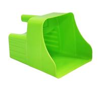 Feed Scoop, Ergonomic Non-Slip Pet Feeding Server, Durable Grain Dispenser for Sheep, Cattle, Horse, Livestock, Poultry, Farming, Gardening, Yard, and Camping Use, 9.53x7.8x6.5 inches