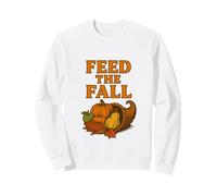 Feed The Fall Retro Thanksgiving Harvest Autumn Sweatshirt
