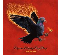 Pigeons Playing Ping Pong – Feed the Fire – Vinyle rouge et jaune