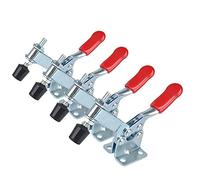 feedal Lot de 4 pinces à bascule, pince à bascule, pince à bascule, réglable, antidérapante, à dégagement rapide, outil de serrage robuste GH-201-B Capacité de charge de 89 kg